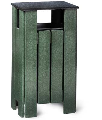 10 Gallon Trash Pro 10 Recycled Plastic Trash Receptacle