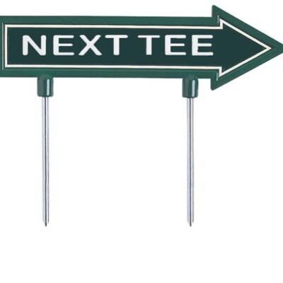 15" "Next Tee" Directional Arrow (Green / White)