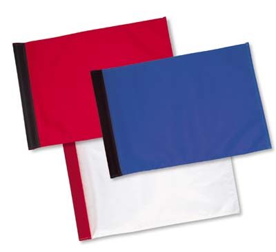 20" x 14" Two-Tone Tube-Lock Swivel Flags - Set of 9 Flags