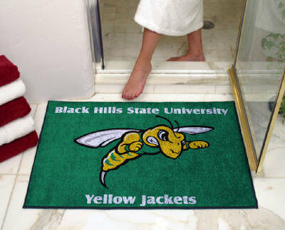 34" x 45" Black Hills State Yellow Jackets All Star Floor Mat