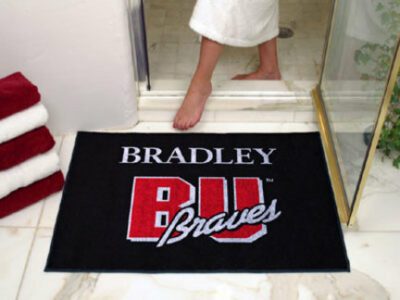 34" x 45" Bradley Braves All Star Floor Mat