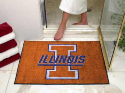 34" x 45" Illinois Fighting Illini All Star Floor Mat