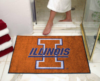 34" x 45" Illinois Fighting Illini All Star Floor Mat