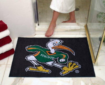 34" x 45" Miami Hurricanes All Star Floor Mat