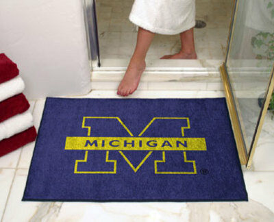 34" x 45" Michigan Wolverines All Star Floor Mat