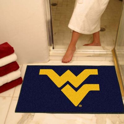 34" x 45" West Virginia Mountaineers All Star Floor Mat