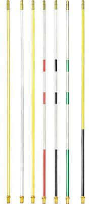 7 ft. Solid Regulation Fiberglass Flagsticks - Set of 9