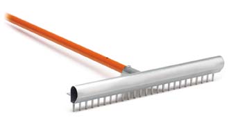 AccuSmooth 22" Maintenance Bunker Rake with 82" Aluminum Handle