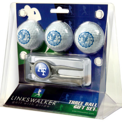 Air Force Academy Falcons 3 Ball Golf Gift Pack with Kool Tool