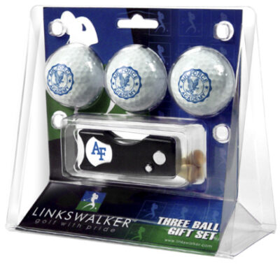 Air Force Academy Falcons 3 Golf Ball Gift Pack with Spring Action Tool