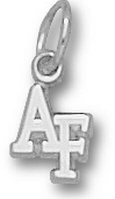 Air Force Academy Falcons "AF" 5/16" Charm - Sterling Silver Jewelry