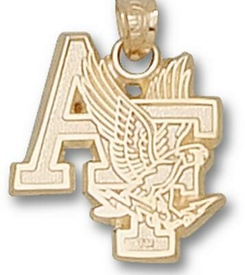 Air Force Academy Falcons "AF with Falcon" Pendant - 10KT Gold Jewelry