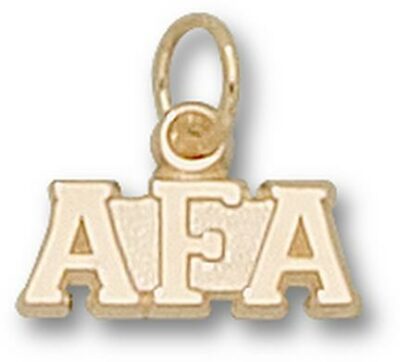 Air Force Academy Falcons "AFA" Charm - 10KT Gold Jewelry