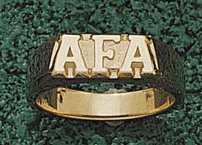 Air Force Academy Falcons "AFA" Ladies' Ring Size 6 1/2 - 10KT Gold Jewelry