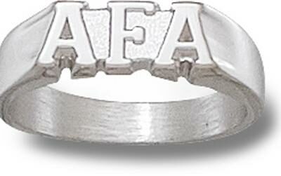 Air Force Academy Falcons "AFA" Ladies' Ring Size 6 1/2 - Sterling Silver Jewelry