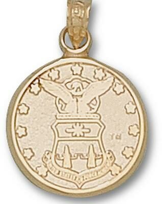 Air Force Academy Falcons Crest Pendant - 10KT Gold Jewelry