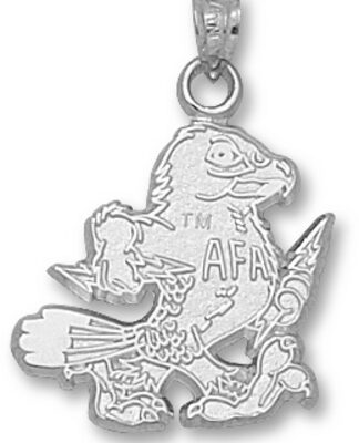 Air Force Academy Falcons "Falcon with AFA" 3/4" Pendant - Sterling Silver Jewelry