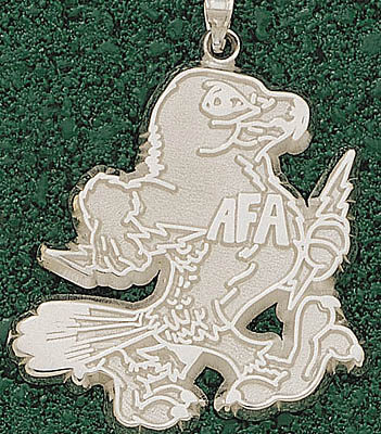 Air Force Academy Falcons Giant 1 5/8" W x 1 5/8" H "Falcon with AFA" Pendant - 10KT Gold Jewelry