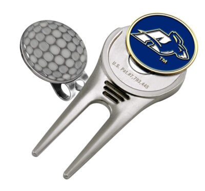 Akron Zips Divot Tool Hat Clip with Golf Ball Marker (Set of 2)