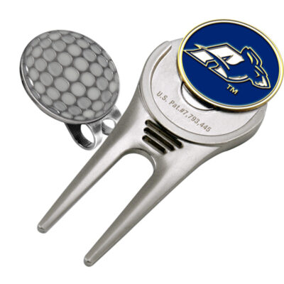 Akron Zips Divot Tool Hat Clip with Golf Ball Marker (Set of 2)