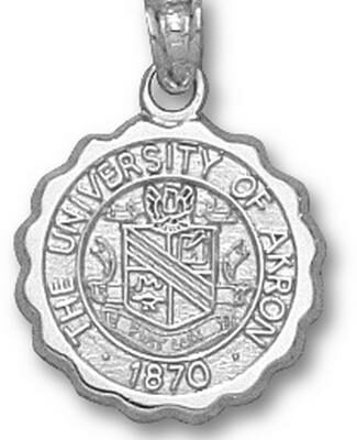 Akron Zips "Seal" Pendant - Sterling Silver Jewelry