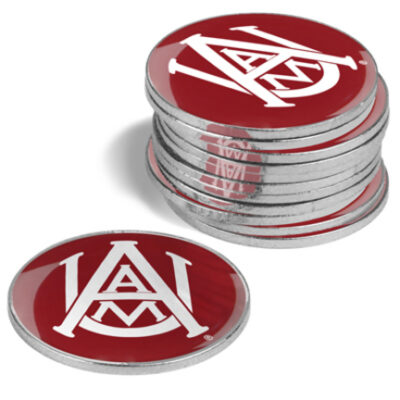 Alabama A & M Bulldogs Golf Ball Marker (12 Pack)