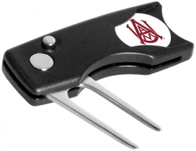 Alabama A & M Bulldogs Spring Action Divot Tool with Golf Ball Marker (Set of 2)