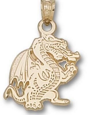 Alabama (Birmingham) Blazers "Full Dragon Body" Pendant - 14KT Gold Jewelry