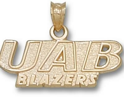 Alabama (Birmingham) Blazers "UAB Blazers" Pendant - 10KT Gold Jewelry