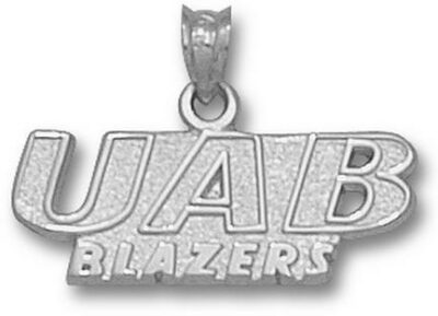 Alabama (Birmingham) Blazers "UAB Blazers" Pendant - Sterling Silver Jewelry