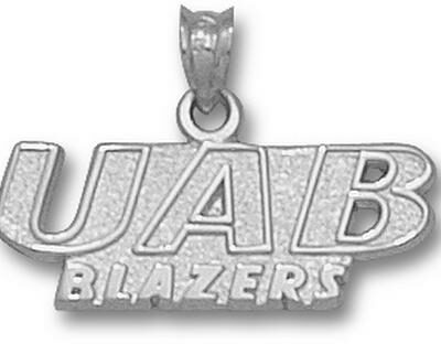 Alabama (Birmingham) Blazers "UAB Blazers" Pendant - Sterling Silver Jewelry