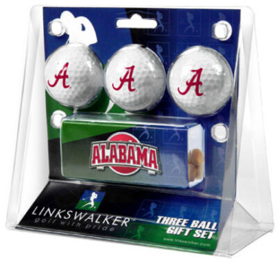 Alabama Crimson Tide 3 Ball Gift Pack with Hat Clip