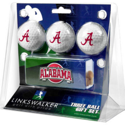 Alabama Crimson Tide 3 Ball Gift Pack with Hat Clip