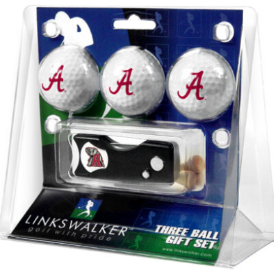 Alabama Crimson Tide 3 Golf Ball Gift Pack with Spring Action Tool