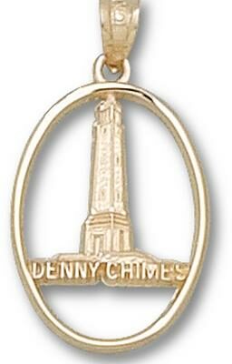 Alabama Crimson Tide "Denney Chimes" Pendant - 14KT Gold Jewelry