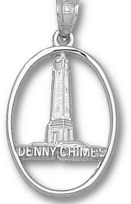 Alabama Crimson Tide "Denney Chimes" Pendant - Sterling Silver Jewelry