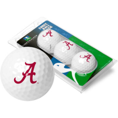 Alabama Crimson Tide Top Flite XL Golf Balls 3 Ball Sleeve (Set of 3)