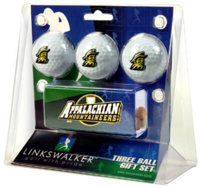 Appalachian State Mountaineers 3 Ball Gift Pack with Hat Clip