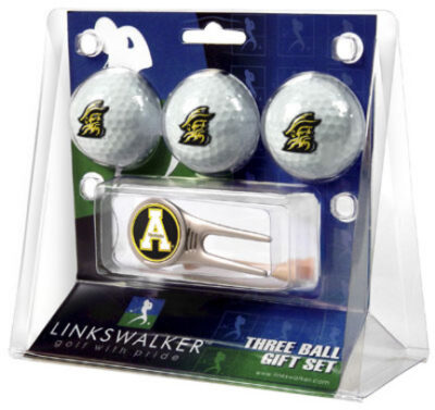 Appalachian State Mountaineers 3 Golf Ball Gift Pack with Cap Tool