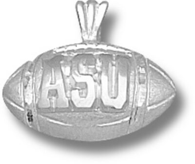 Appalachian State Mountaineers "ASU Football" Pendant - Sterling Silver Jewelry