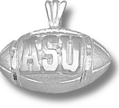 Appalachian State Mountaineers "ASU Football" Pendant - Sterling Silver Jewelry