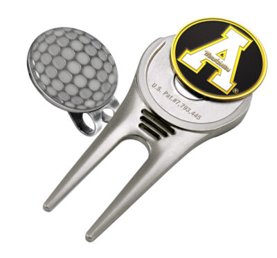 Appalachian State Mountaineers Divot Tool Hat Clip with Golf Ball Marker (Set of 2)