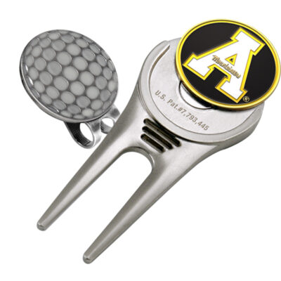 Appalachian State Mountaineers Divot Tool Hat Clip with Golf Ball Marker (Set of 2)