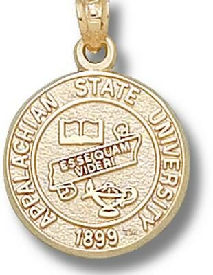 Appalachian State Mountaineers "Seal" Pendant - 10KT Gold Jewelry