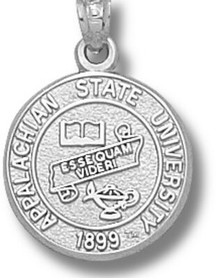 Appalachian State Mountaineers "Seal" Pendant - Sterling Silver Jewelry