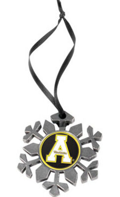 Appalachian State Mountaineers Snowflake Ornament (Set of 2)