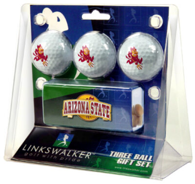 Arizona State Sun Devils 3 Ball Gift Pack with Hat Clip