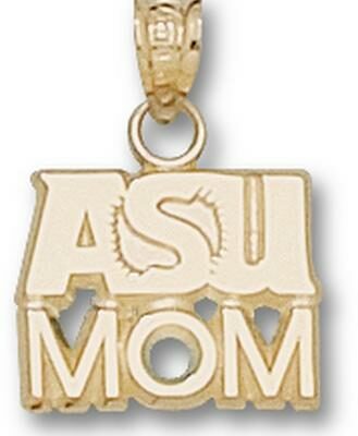 Arizona State Sun Devils "ASU Mom" Pendant - 14KT Gold Jewelry