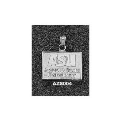 Arizona State Sun Devils "ASU" Pendant - Sterling Silver Jewelry