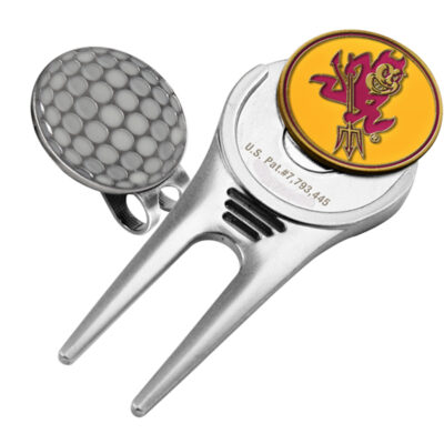 Arizona State Sun Devils Divot Tool Hat Clip with Golf Ball Marker (Set of 2)